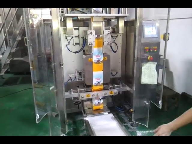 Πλήρης αυτόματη μηχανή συσκευασίας σφραγιστικού σφραγίσματος για 1 κιλό αλεύρι ή συσκευαστή καφέ με βαλβίδα